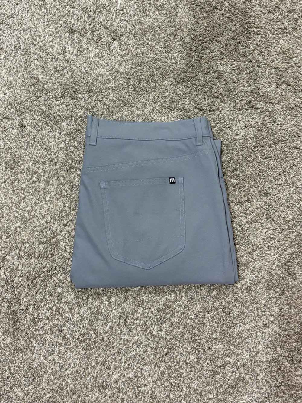 Travis Mathew Open To Close Pants Men’s 36x32 Grey Performance Golf Trousers